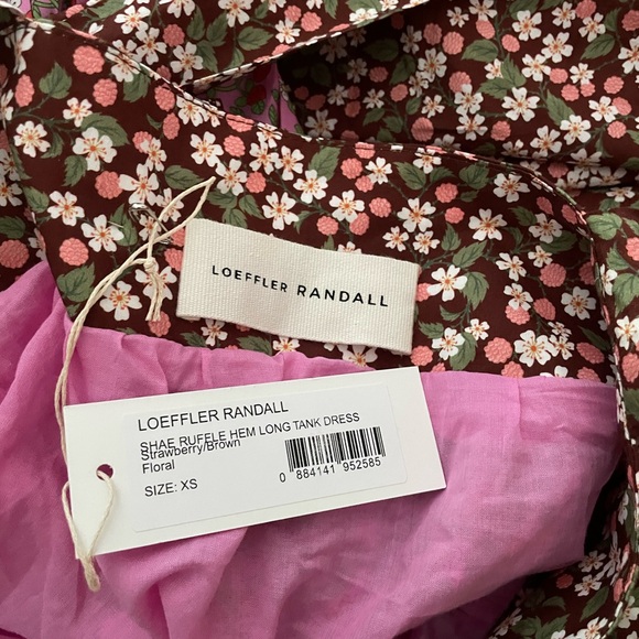 Loeffler Randall Shae Ruffle Hem Dress - Size XS - NWT - Picture 2 of 5